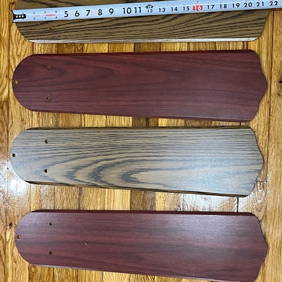 Mahogany & Brown 22”inch Fan Blades